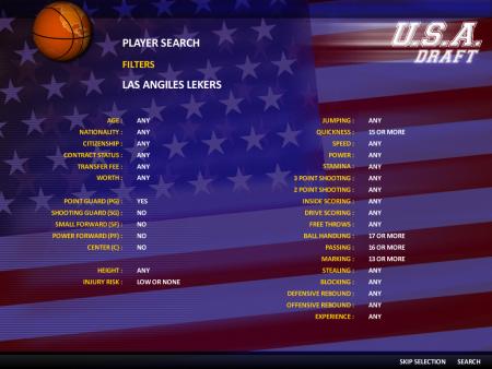 World Basketball Manager 2010 screenshot 2