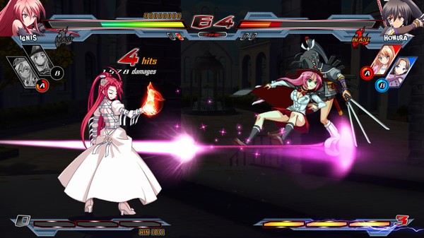 Nitroplus Blasterz: Heroines Infinite Duel screenshot 6