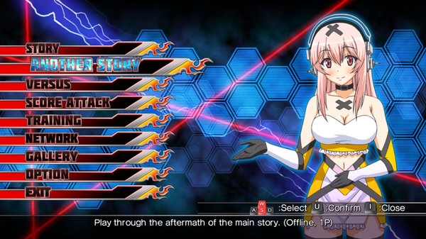 Nitroplus Blasterz: Heroines Infinite Duel screenshot 1