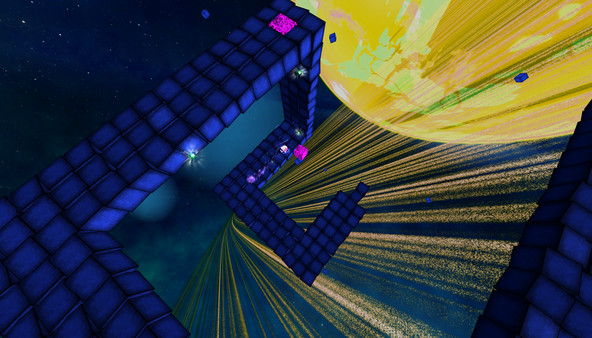 Deep Blue 3D Maze in Space screenshot 7