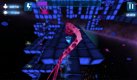Deep Blue 3D Maze in Space screenshot 3