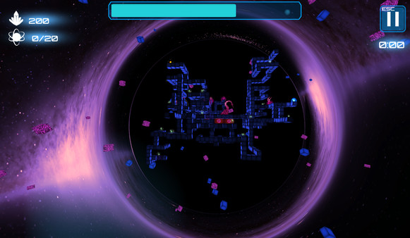 Deep Blue 3D Maze in Space screenshot 4