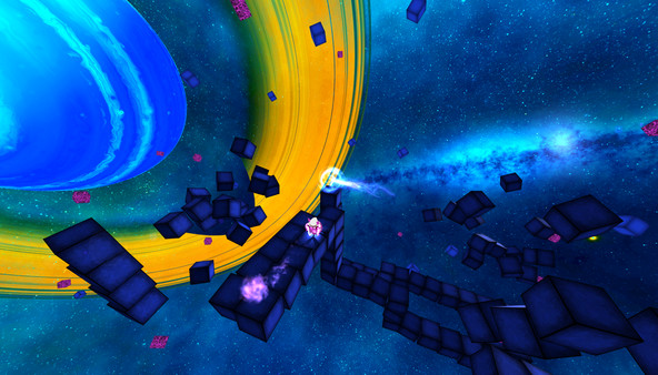 Deep Blue 3D Maze in Space screenshot 2