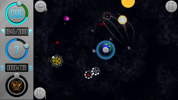 Orbit: Satellite Defense screenshot 1