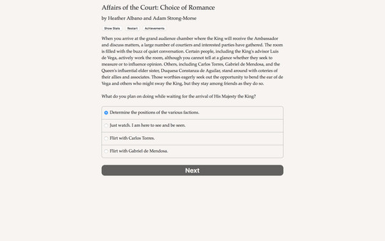 Affairs of the Court: Choice of Romance screenshot 3