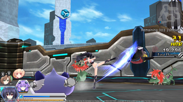MegaTagmension Blanc + Neptune VS Zombies (Neptunia) screenshot 11