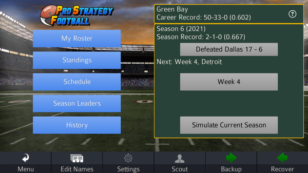Pro Strategy Football 2016 screenshot 2