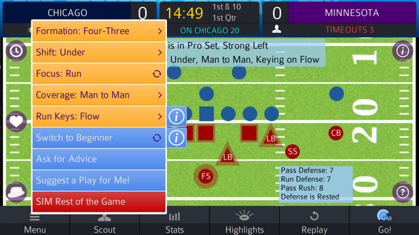 Pro Strategy Football 2016 screenshot 10