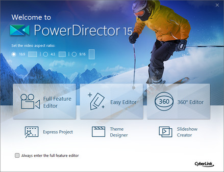 CyberLink PowerDirector 15 Ultimate screenshot 1