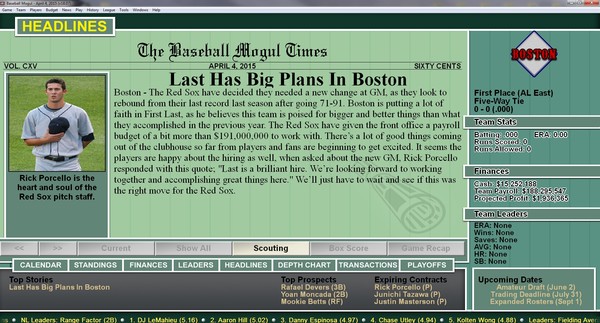 Baseball Mogul Diamond screenshot 7