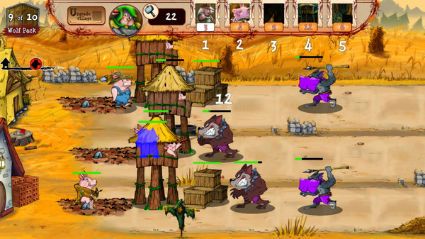 Bacon Tales - Between Pigs and Wolves screenshot 1