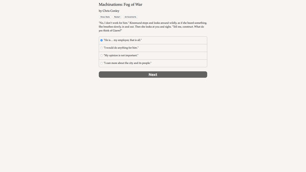 Machinations: Fog of War screenshot 0