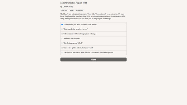 Machinations: Fog of War screenshot 2