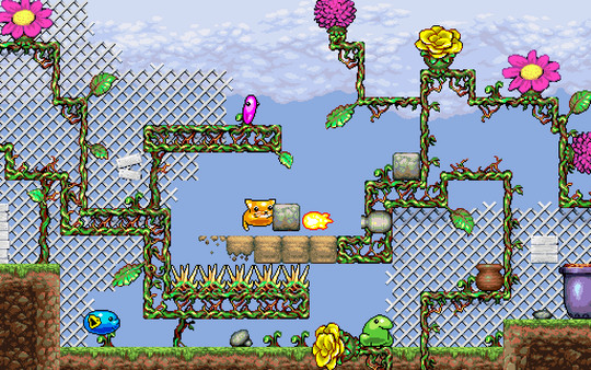 Kitty Kitty Boing Boing: the Happy Adventure in Puzzle Garden! screenshot 2