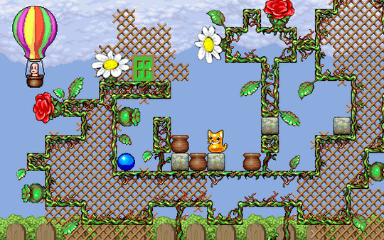 Kitty Kitty Boing Boing: the Happy Adventure in Puzzle Garden! screenshot 1