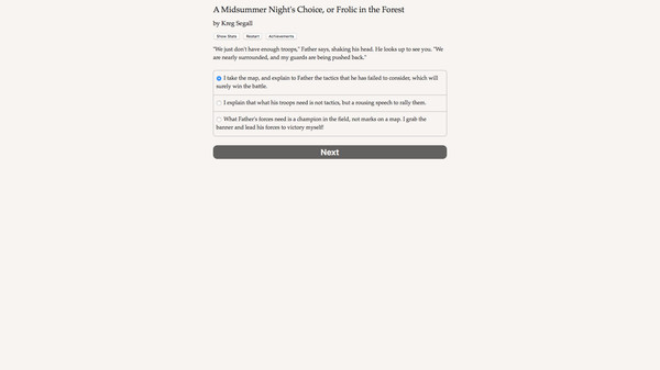 A Midsummer Night's Choice screenshot 3