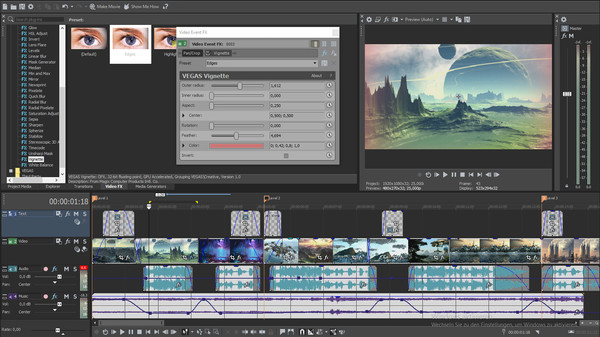 VEGAS Movie Studio 14 Platinum Steam Edition screenshot 1