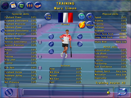 Tennis Elbow Manager screenshot 2