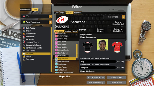 Rugby Union Team Manager 2017 screenshot 8