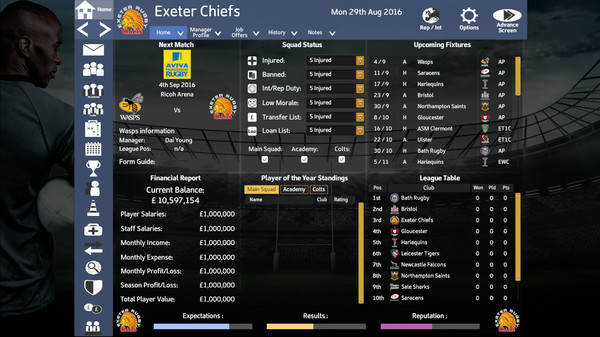 Rugby Union Team Manager 2017 screenshot 10