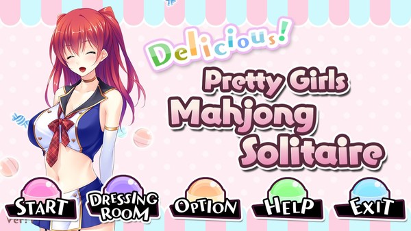 Delicious! Pretty Girls Mahjong Solitaire screenshot 1