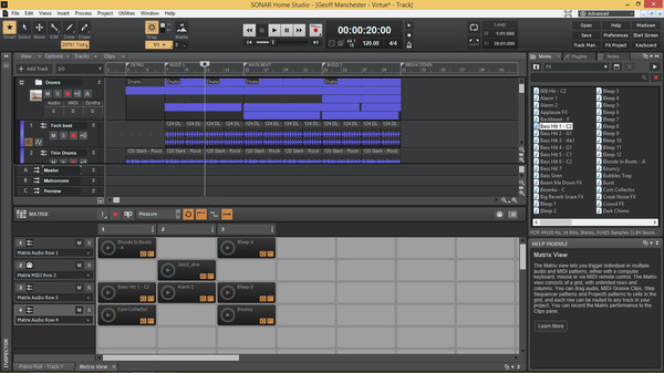 SONAR Home Studio screenshot 4