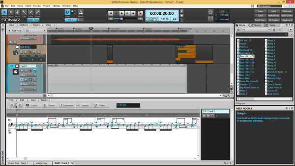 SONAR Home Studio screenshot 1
