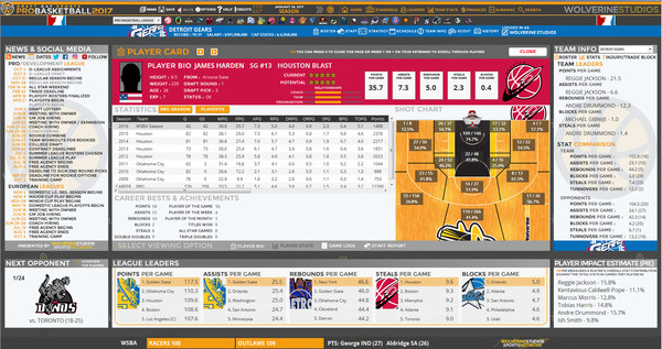 Draft Day Sports: Pro Basketball 2017 screenshot 11