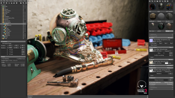 Marmoset Toolbag 3 screenshot 5
