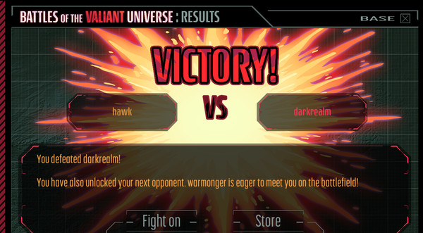 Battles of the Valiant Universe CCG screenshot 12