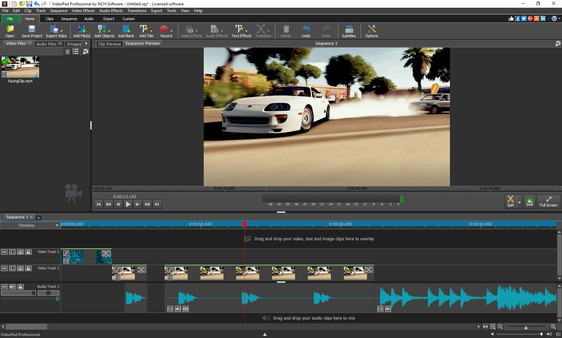 VideoPad Video Editor screenshot 1