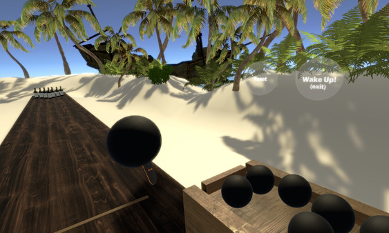Beach Bowling Dream VR screenshot 1