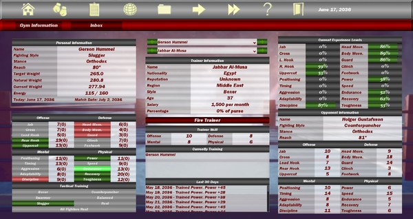 World Boxing Manager screenshot 3