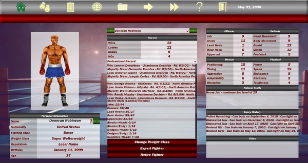 World Boxing Manager screenshot 1
