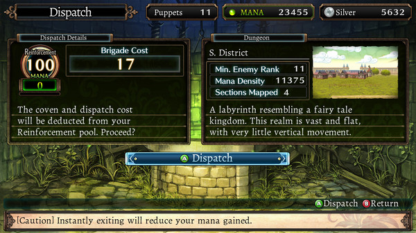 Labyrinth of Refrain: Coven of Dusk screenshot 7
