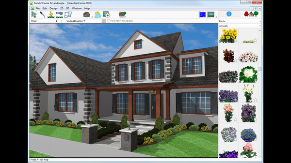 Punch! Home & Landscape Design Essentials v19 screenshot 1