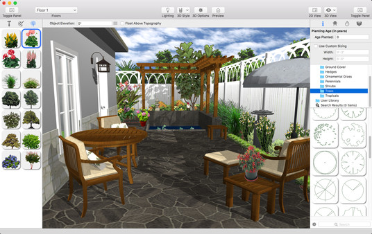 Punch! Landscape Design for Mac v19 screenshot 4