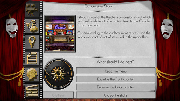 The Filmmaker - A Text Adventure screenshot 1