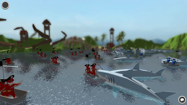 Stupid Raft Battle Simulator screenshot 5