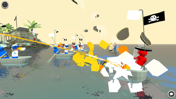 Stupid Raft Battle Simulator screenshot 2