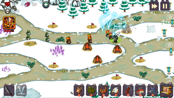 Tower Defense - Fantasy Legends Tower Game screenshot 3