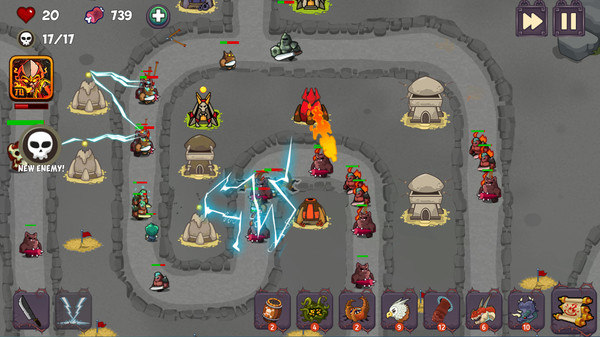 Tower Defense - Fantasy Legends Tower Game screenshot 2
