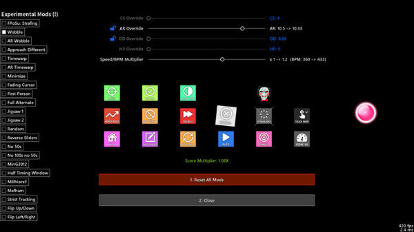 McOsu screenshot 6