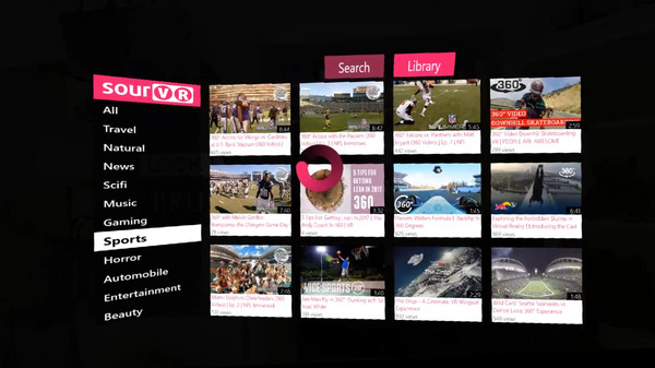 SourVR Video Player Deluxe Edition screenshot 1