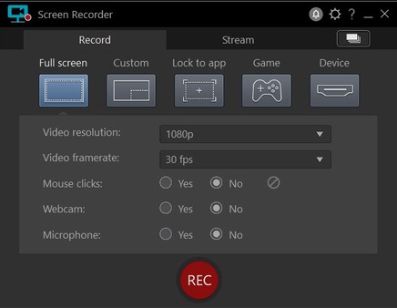 CyberLink ScreenRecorder 3 Deluxe screenshot 1