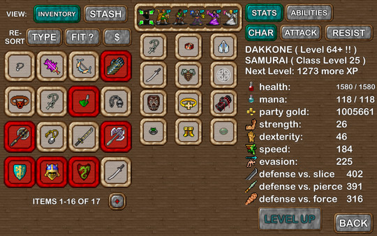 DUNGEONS OF CHAOS screenshot 1