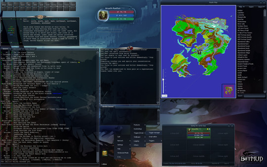 BatMUD screenshot 2
