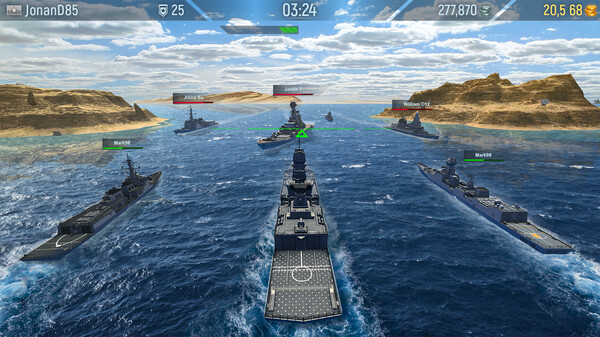 Naval Armada: Fleet Battle screenshot 1