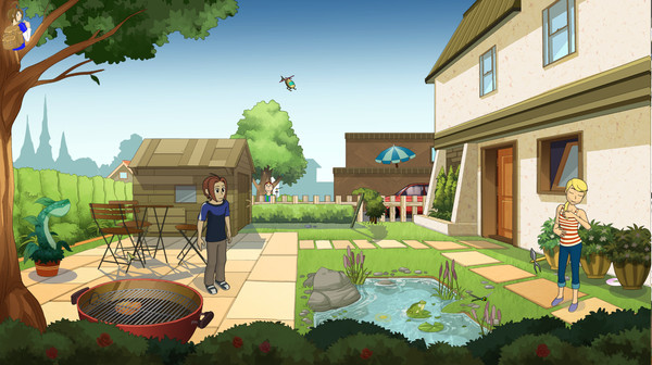 Sandra and Woo in the Cursed Adventure screenshot 1