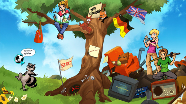 Sandra and Woo in the Cursed Adventure screenshot 9